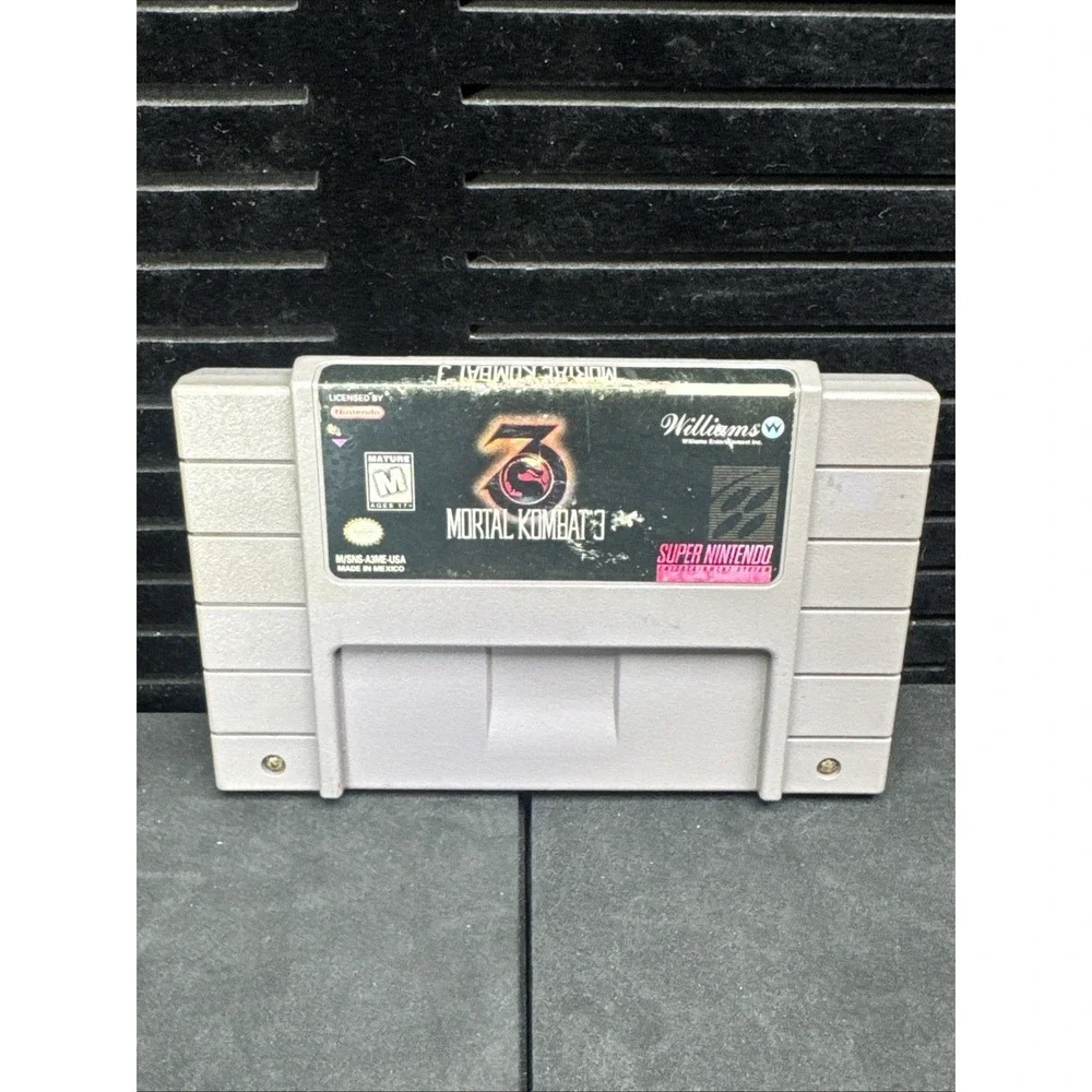 Mortal Kombat‎ (Super Nintendo SNES, 1993) Authentic/unTested & SHIPS Fast